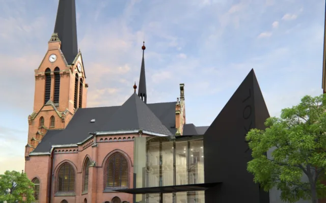 Kraj chce probudit k životu boční ochozy Červeného kostela v Olomouci