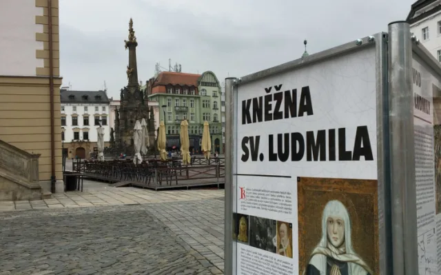 Svatá Ludmila na Horním náměstí. Život  české  světice  je  inspirující  i  po  1100  letech