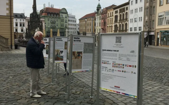 Svatá Ludmila na Horním náměstí. Život  české  světice  je  inspirující  i  po  1100  letech