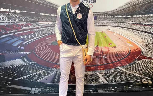 Jakub Jurka v nástupní olympijské kolekci