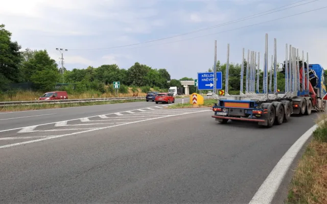 Začíná oprava sjezdů na dálnici na Mohelnici. Potrvá až do poloviny října