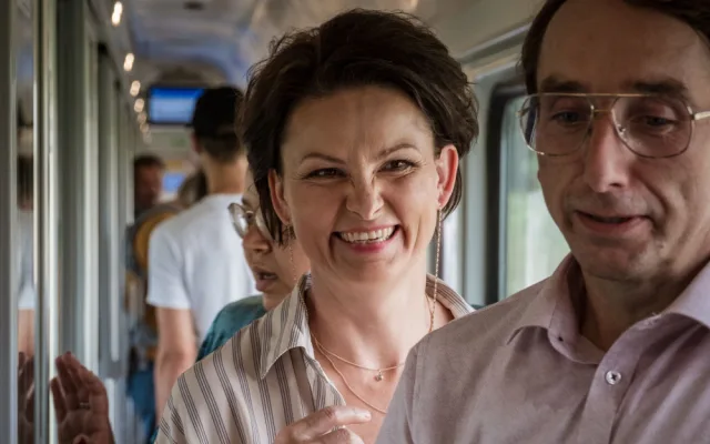 S-klubu, zoo a Bezručovy sady poskytly kulisy pro Krobotův film Šnajdr. Hraje v něm i Iva Janžurová