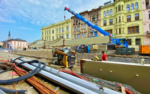 Stavba Rejnoka jde pomalu, stěžují si Olomoučané. Jde o komplikovanou stavbu, brání se Povodí