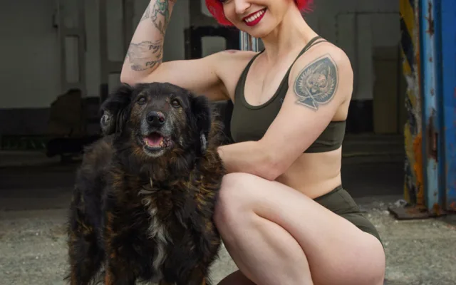 Snímky ze zákulisí focení plakátů Pole Dogs na pomoc psům z olomouckého útulku