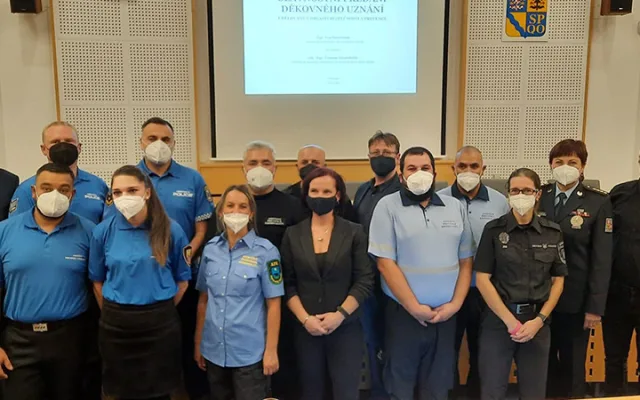 Zástupci vedení Olomouckého kraje poprvé předali ocenění v oblasti bezpečnosti a prevence kriminality