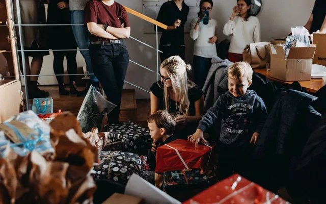 Dobročinný projekt studentů a studentek Univerzity Palackého Vánoce pro všechny fungoval pět let. Snímek z roku 2019