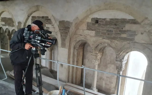 Zdíkův palác v Olomouci obsadili filmaři, natáčejí zde dokument o biskupovi