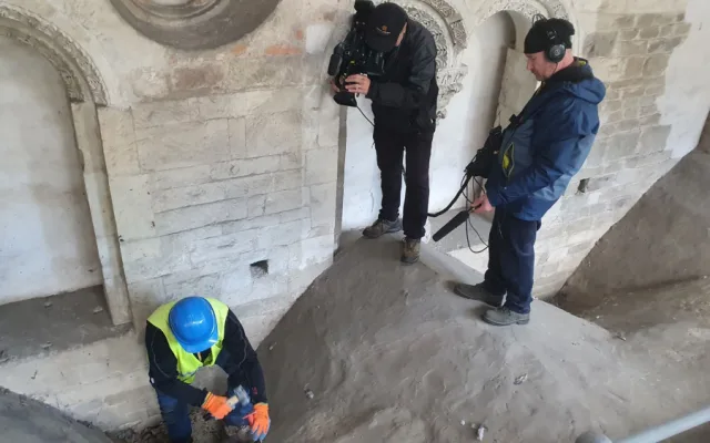 Zdíkův palác v Olomouci obsadili filmaři, natáčejí zde dokument o biskupovi