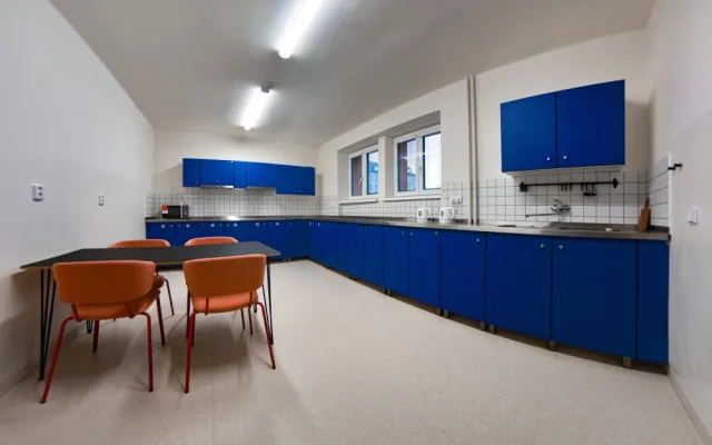 Během rekonstrukce vysokoškolských kolejí prošly modernizací také společné prostory