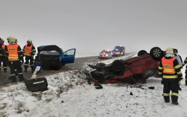 Hasiči měli v Olomoucké kraji přes Vánoce na pilno. Zachraňovali i labuť nebo hasili saunu