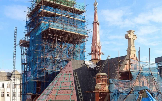 Rekonstrukce Červeného kostela v Olomouci