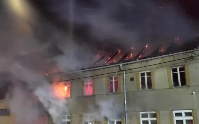 Požár domu v Držovicích na Prostějovsku