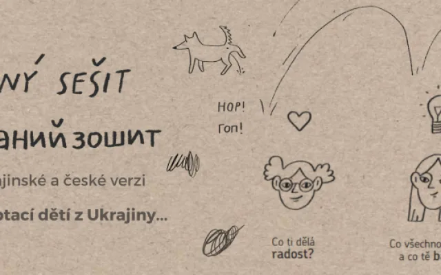 Dětem z Ukrajiny by mohl pomoci Pokreslený sešit. Vytvořila ho olomoucká pedagogická fakulta