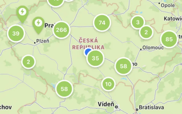 Mobilní aplikace E.ON Drive nově nasměruje řidiče elektromobilů k 700 dobíječkám v České republice