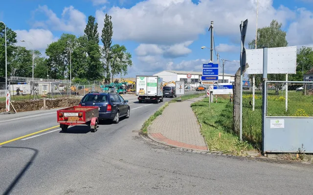 Klíčový tah Přerovem zašpuntuje kyvadlový provoz. Provizorní pruh pak vznikne místo chodníku