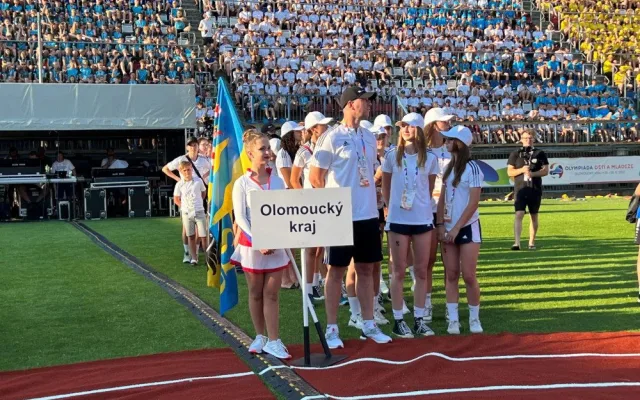 Na Andrově stadionu odstartovala největší sportovní akce letoška. Olympiáda dětí a mládeže