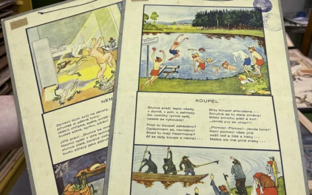 Přerovské muzeum má jedinečnou sbírku školních obrazů. Některé jsou až děsivé