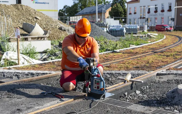 Část Zikovy ulice se brzy otevře, stavba tramvajové trati v Olomouci pokročila