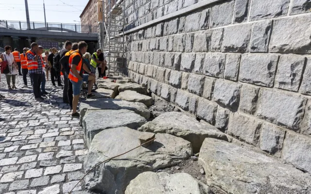 FOTOGALERIE: Stavba olomoucké náplavky míří do finiše. Město řeší náročnost údržby