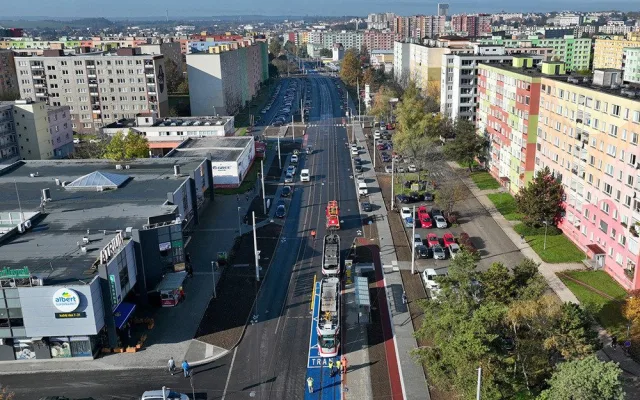 Novou olomouckou trať už testují tramvaje. Cestujícím se otevře v listopadu