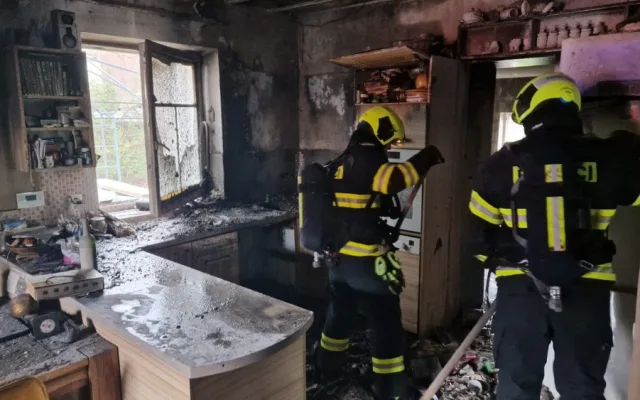 Při požáru kuchyně na Šumpersku zemřelo šest psů