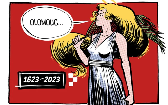 Superhrdinové Palacký a svatá Pavlína. Olomouc společně s univerzitou představila nový vizuál