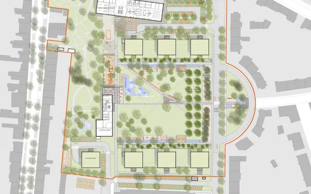 2. cena - Atelier Gaia - krajinářská architektura s.r.o., Lucie Langová, M.Sc., Ing. arch. Veronika Hladíková, Ing. Anna Petříková, Ing. Tereza Vařejová, Ing. Vilém Řiháček, Ing. arch. Lubomír Písarčík