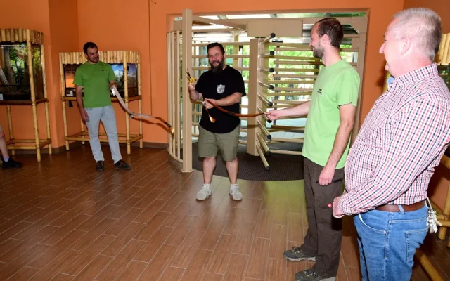Žáby létavky i obří kobylka. Zoo Olomouc otevřela novou terarijní expozici
