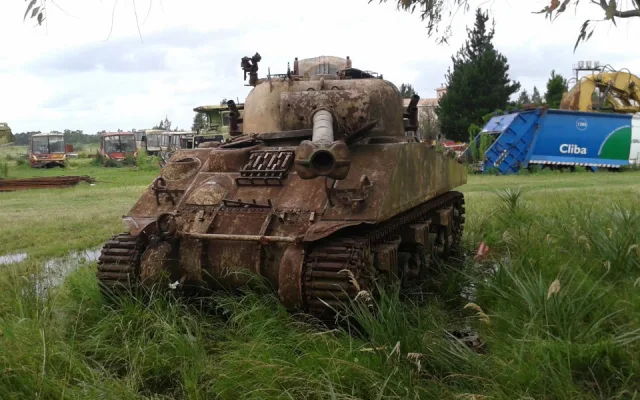 Sběratel Pavel Rogl si splnil klukovský sen. Jako jediný v Česku vlastní pojízdný americký tank Sherman