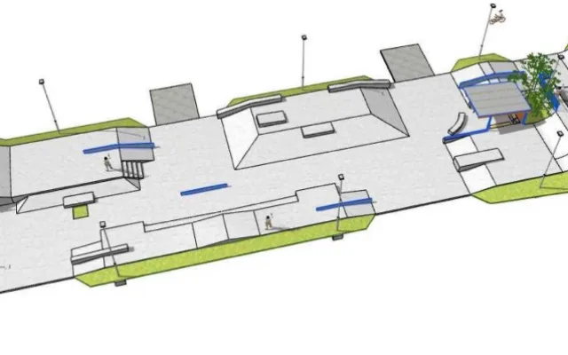 Mládež v Hranicích bude mít nový moderní skatepark s osvětlením. Sloužit začne ještě letos