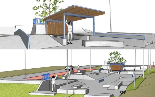 Mládež v Hranicích bude mít nový moderní skatepark s osvětlením. Sloužit začne ještě letos