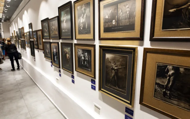Výstava Jan Saudek 88 v Městské galerii Přerov -  napravo dole snímek nazvaný X