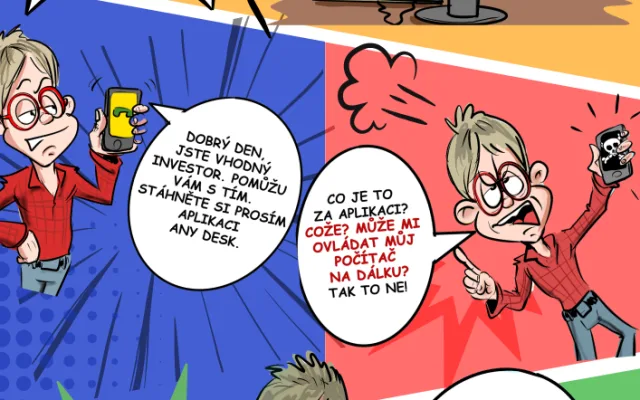 Policie reaguje na přibývající podvody. Přichází s kampaní a komiksovou postavou
