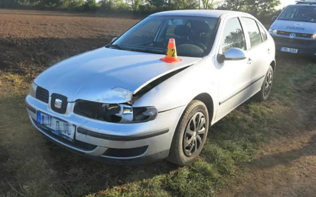 Zdrogovaný šofér prchl od nehody. V kukuřičném poli u Prostějova ho vyčenichal policejní pes Deryk