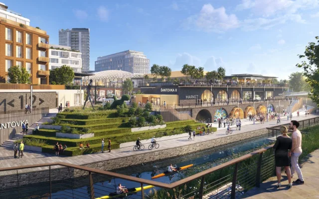 Vizualizace projektu Šantovka District v Olomouci