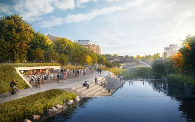 Navrhovaná podoba projektu Šantovka District v Olomouci