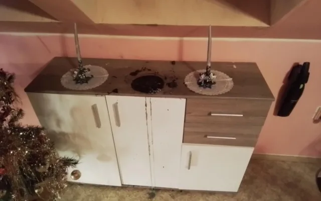 Padající stromy, požár v obývacím pokoji, ale i zavalení koně. Hasiči se na Štědrý den nezastavili