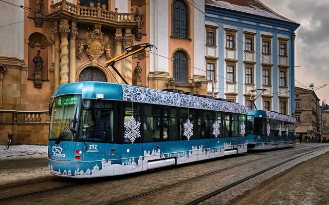 Bronz pro Olomouc. Vánoční tramvaje z Hané uspěly v tradiční anketě