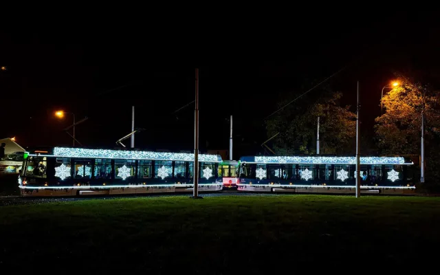 Bronz pro Olomouc. Vánoční tramvaje z Hané uspěly v tradiční anketě