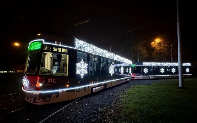 Bronz pro Olomouc. Vánoční tramvaje z Hané uspěly v tradiční anketě