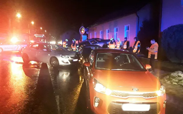Hromadná nehoda v Šumvaldu na Uničovsku