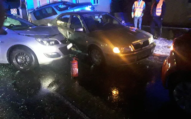 Hromadná nehoda v Šumvaldu na Uničovsku