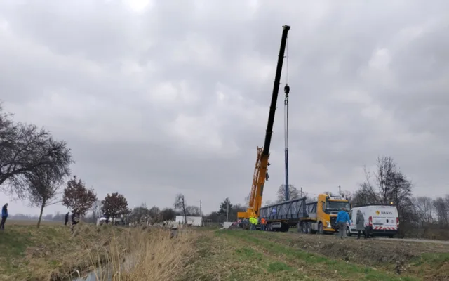 U Olomouce pokročila stavba cyklotrasy za desítky milionů, hotovo má být v listopadu