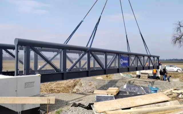 U Olomouce pokročila stavba cyklotrasy za desítky milionů, hotovo má být v listopadu
