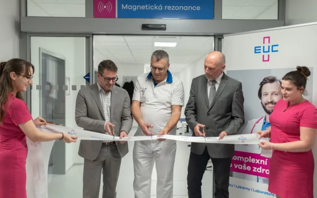EUC ve Zlíně otevřela nové oddělení magnetické rezonance
