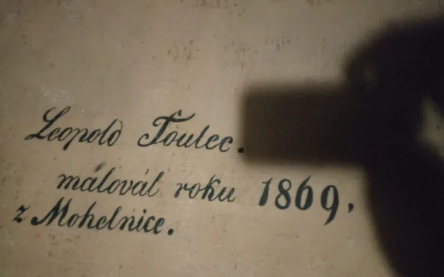 Ve věži farního kostela dnes Zábřeh vystaví nedávno objevený obraz Leopolda Toulce