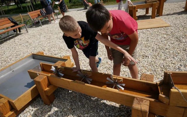 U přerovské knihovny vyrostla nová dešťová zahrada, potěší hlavně děti