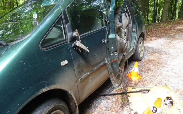 Nehoda poblíž obce Rejvíz na Jesenicku