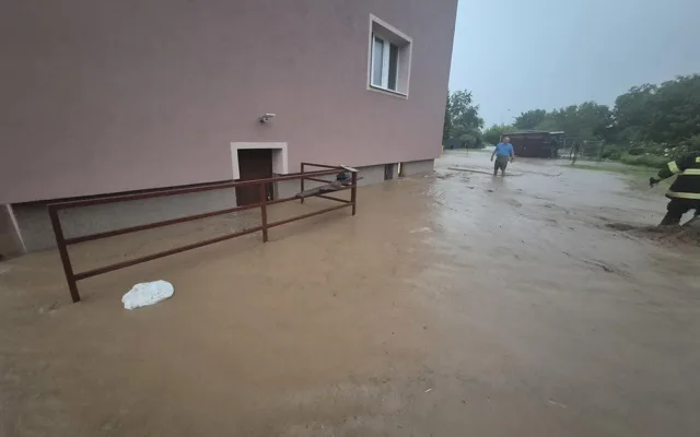 Ve Velkém Týnci došlo k lokální záplavě podruhé během tří týdnů