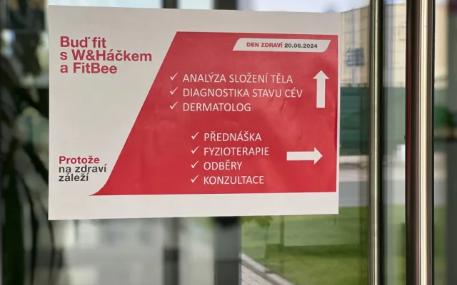 DEN ZDRAVÍ: Zdraví a spokojenost zaměstnanců jsou pro firmu WINDMÖLLER & HÖLSCHER Machinery k.s. na prvním místě